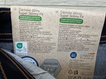 NOVÉ Dámské džíny Super Skinny Fit, vel. 34 - 5