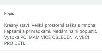 Přebalovací taška na kočárek - 5