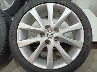 Letní alu kola Mazda 5x114,3 R17 pneu 215/45/17/ - 5
