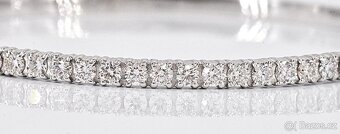 Luxusní 18k náramek s diamanty 2,08ct - certifikát - 5