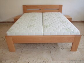 Nová 4 cm buková postel, nosnost 600 kg, Odvezu a smontuji - 5