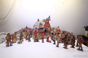 Betlém - starý - na překližce - 5