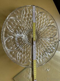 porcelan , brousene sklo, misa - 5