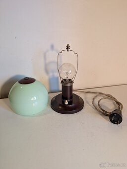 funkcionalistická lampa, bakelitová lampička - 5