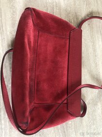 Červená kožená kabelka zn. Furla. 25x17 cm. - 5
