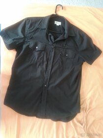 Pánská černá košile Diesel (XL) - 5
