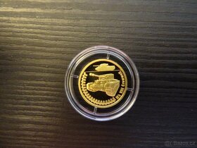 Zlatá mince Obrněná technika - Mk VIII Cromwell proof - 5