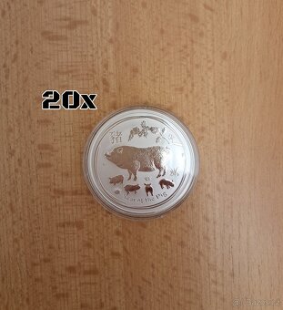 Investiční Stříbro mince 66 OZ - 5