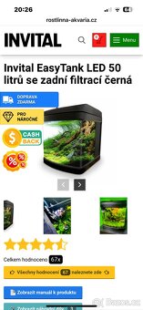 Akvarium Invital EasyTank LED 50 litrů - 5