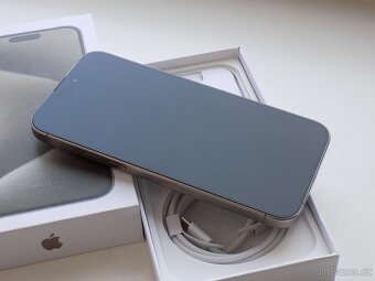 APPLE iPhone 15 Pro MAX 256GB Přírodní titan - ZÁRUKA - TOP - 5