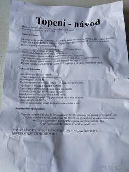 Plynové topidlo - 5