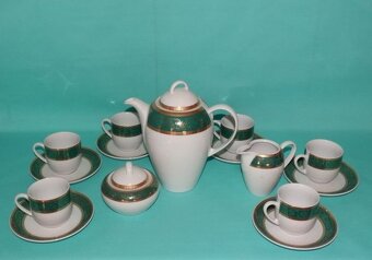 Luxusní porcelánové čajové soupravy – různé dekory - 5