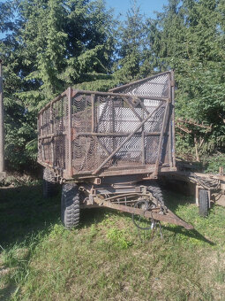 Zetor 8011, rozmetadlo hnoje RUR 60, silážní přívěs 7t. - 5