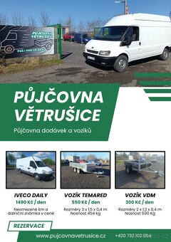 Pronájem přívěsného vozíku TEMARED TRANSPORTER - 5