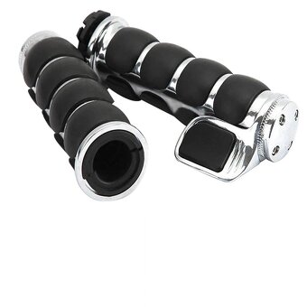 Chromované rukojeti řídítek(gripy),cruiser,chopper. - 5