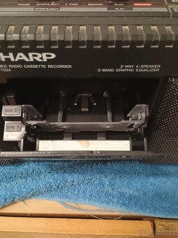 Kazeťák Sharp -double cassette - 5