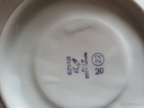 Porcelánová sada 6 šálků s podšálkem - 5