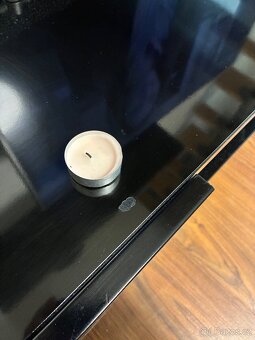 Černý lesklý televizní stolek, 200 cm - 5