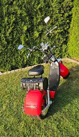 Elektrická koloběžka Chopper Chrom 1000 W červená - 5