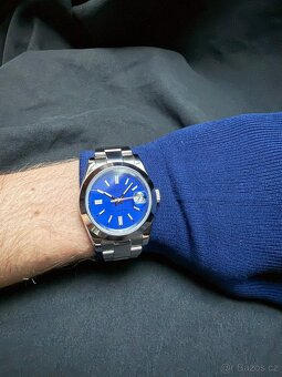 SeikoMod datejust sapphire blue 40mm - 5