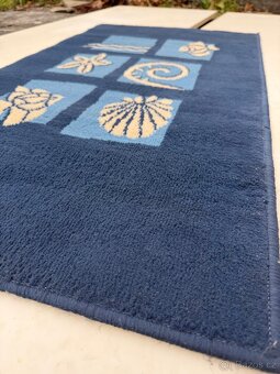 Koberec modrý mořský motiv 600x1080 mm - 5