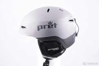 Použita lyžařská/snowboardová helma PRET EPIC, šedá/černá - 5