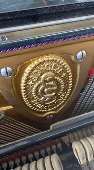 Pianino SCHOLZE – Georgswalde + židle + originální lampička - 5