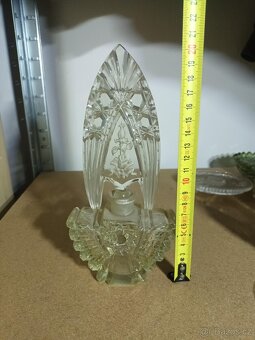 Sada parfémových flakonů, zelené sklo - 5