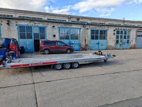 Půjčím/pronajmu sklopný auto přepravník 3.5t - 5