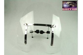 Plexi na chopper univerzální velké 56x47 cm,nové. - 5