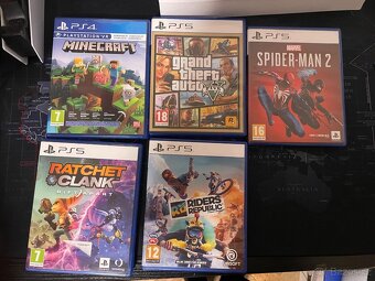 Play Station 5 s mechanikou,hry,ovladac,nabijeci stanice na - 5