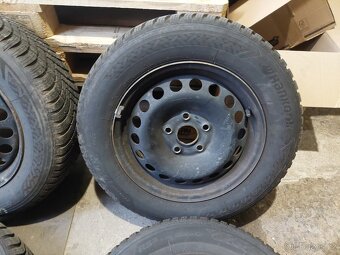 15'' disky 5x112 se zimními 195/65 s pneu 8,0 + 6,4mm - 5