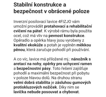 Gravitační lavice - 5