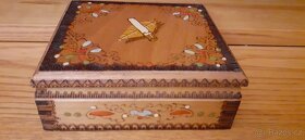 retro dřevěná krabička na cigarety - 5