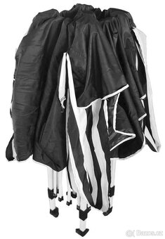 Skládací nůžkový zahradní párty stan 2 bočnice ,nepoužitý , - 5