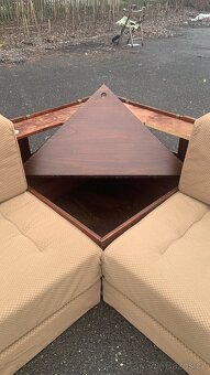 Retro pohovka Dřevotvar 60. léta - 5