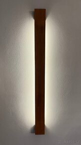 Designové světlo na stěnu (masiv - buk) - 5