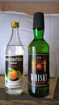 Alkohol - vodka, griotte - starý, historický, retro alk. - 5