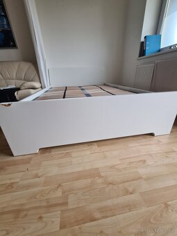 Ikea postel Askvoll, 200 x 140 cm, 2 rošty - 5
