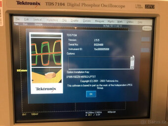 Digitální fosforový osciloskop Tektronix TDS7104 1 GHz 10GS - 5