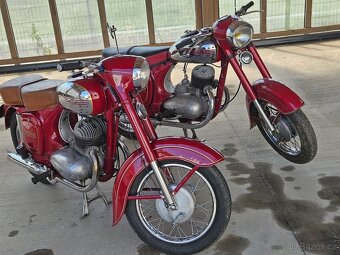 Jawa 350 354 a jawa 250 353 obe 1956 s dokladmi - 5