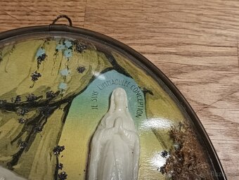 NÁBOŽENSKÝ SUVENÝR SVATÉ BERNADETTY A PANNY MARIE Z LURD - 5