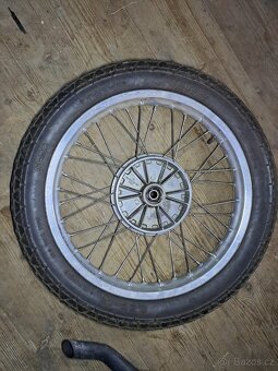 Jawa ČZ kolo ráfek 18" s pneu 3,50-18 - 5