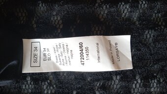 Černé šaty Orsay - 5