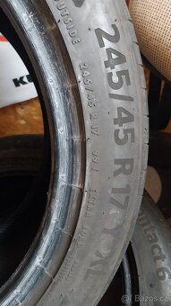 Prodám 2 x letní pneu Continental 245/45/17 - 5