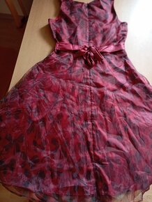 Šaty, tmavěčervené - 5