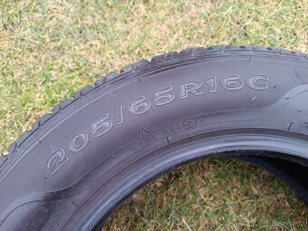 PRODÁM ZIMNÍ PNEU 205/65R16C - zánovní - 5