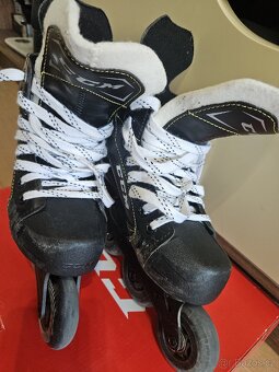 Dětske hokejové inline brusle CCM Tacks 9040R vel. 1 D - 5