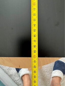 2x plovoucí nástěnná police Basic 60 cm, černá - 5