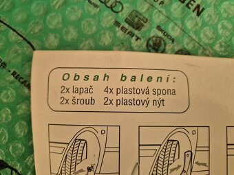 Škoda Octavia I přední zástěrky (lapače nečistot) - 5